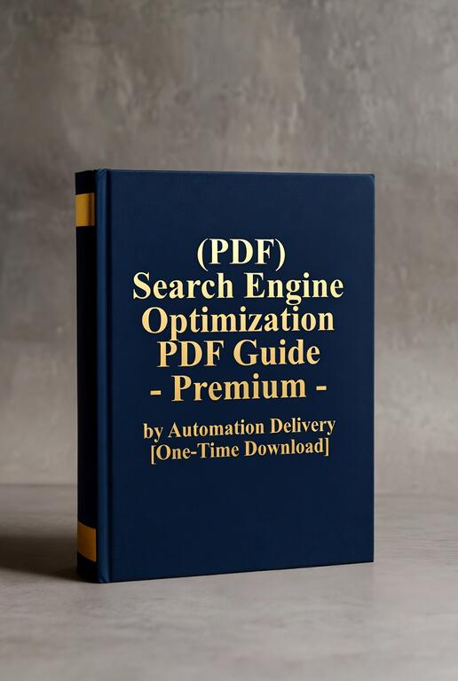 (PDF) Search Engine Optimization PDF Guide - Premium - by Automation Delivery [One-Time Download]